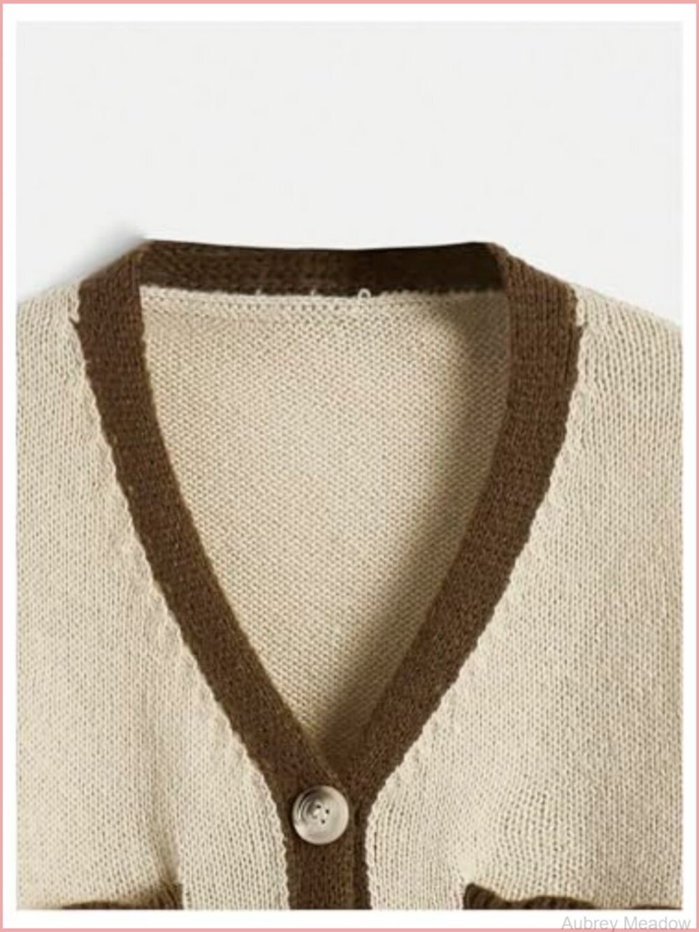 Cropped Floral Cardigan Cottagecore Embroidered Open Front Boho Sweater Fall - Picture 3 of 5